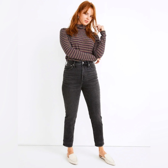 Madewell Denim - Madewell The Curvy Perfect Vintage Jean Claybrook Wash size 27P High Waist Crop